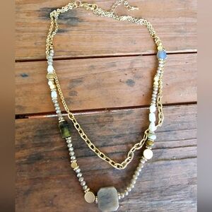 Gemstone Layered Necklace
